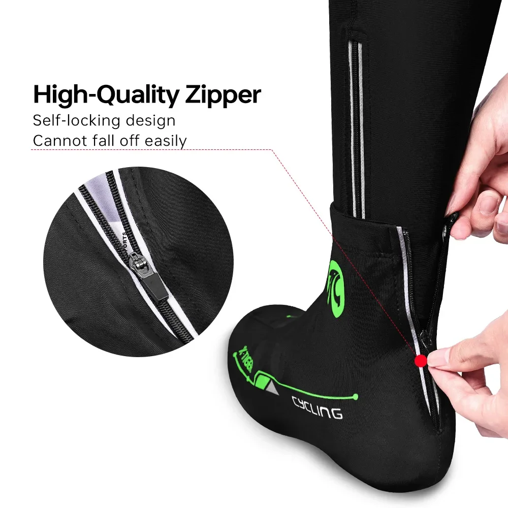 X-TIGER professionnel vtt cyclisme couvre-chaussures séchage rapide unisexe chaussures de vélo de montagne course vélo couvre-chaussures