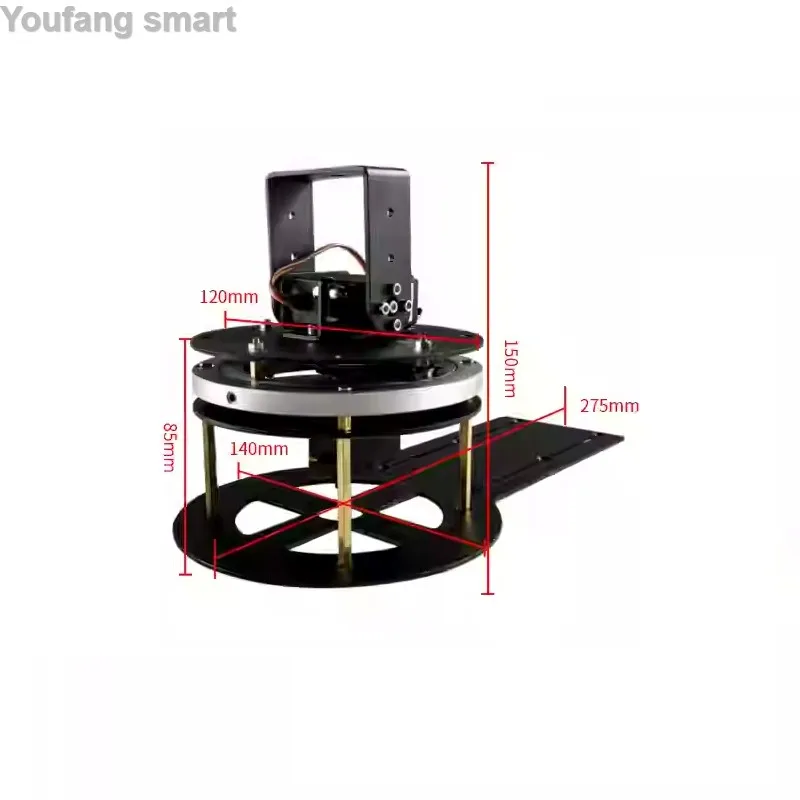 2 DOF Robot Manipulator Metal DS3218 Mechanical Rotating Gimbal For Arduino Robot DIY Kit UNO/ESP32/STM32 Programmable Platform
