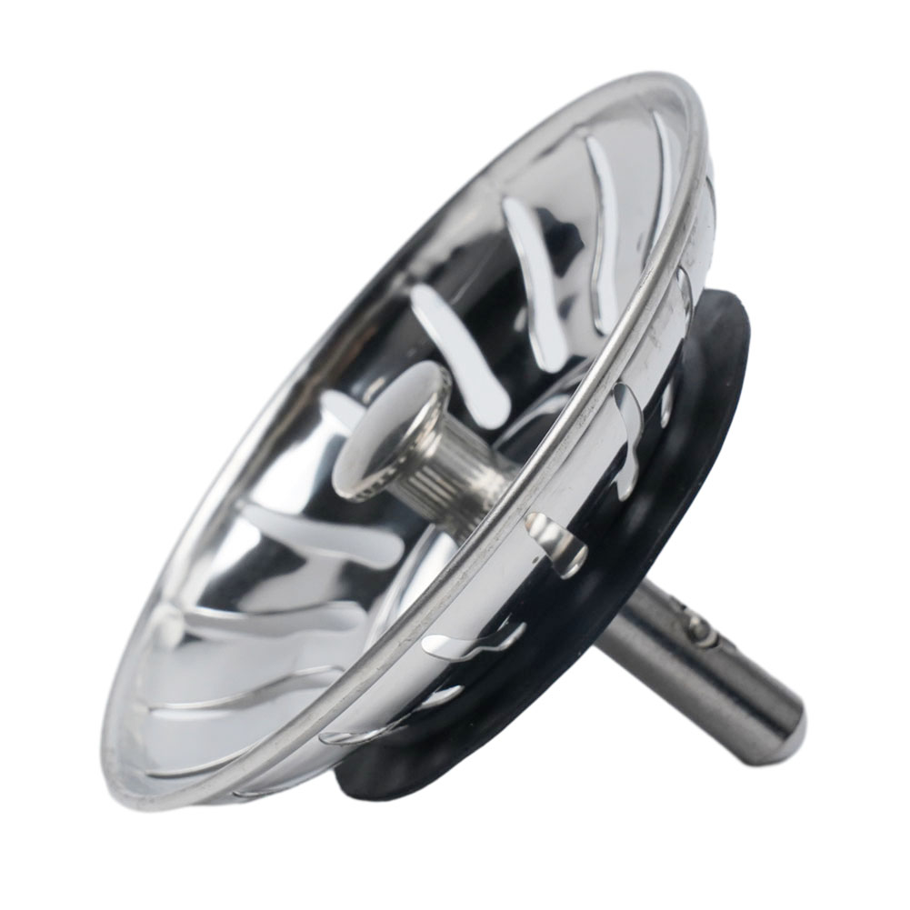 Bouchon de vidange de lavabo en acier inoxydable, filtre d'évier de cuisine, bouchon de vidange de lavabo de 80mm, scellage de vidange de salle de bains, remplacement de vidange de sol d'évier