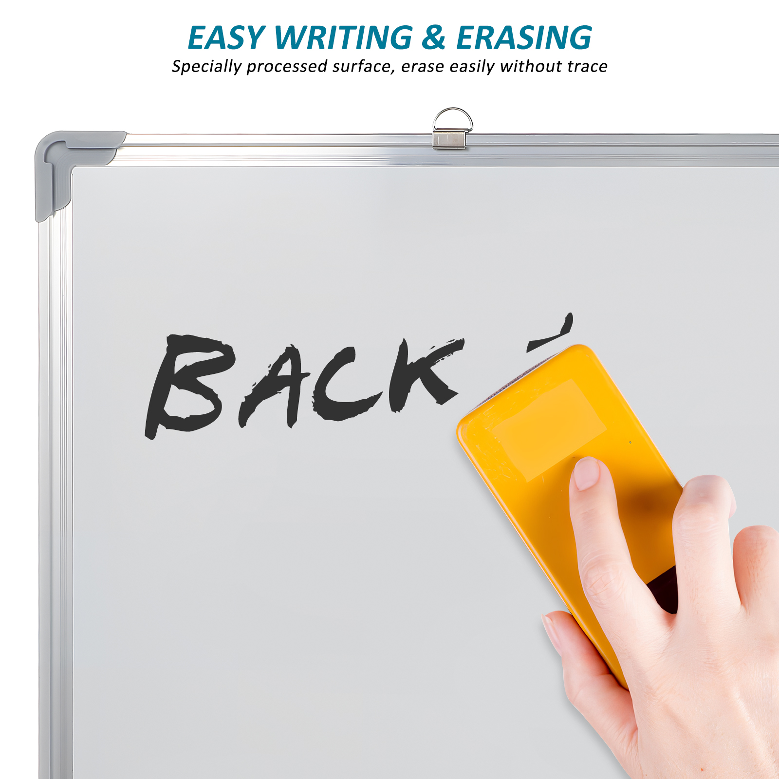 Магнитная доска, Двухсторонняя доска, обучающая доска для письма, стираемая подвесная магнитная доска для сообщений для дома и офиса