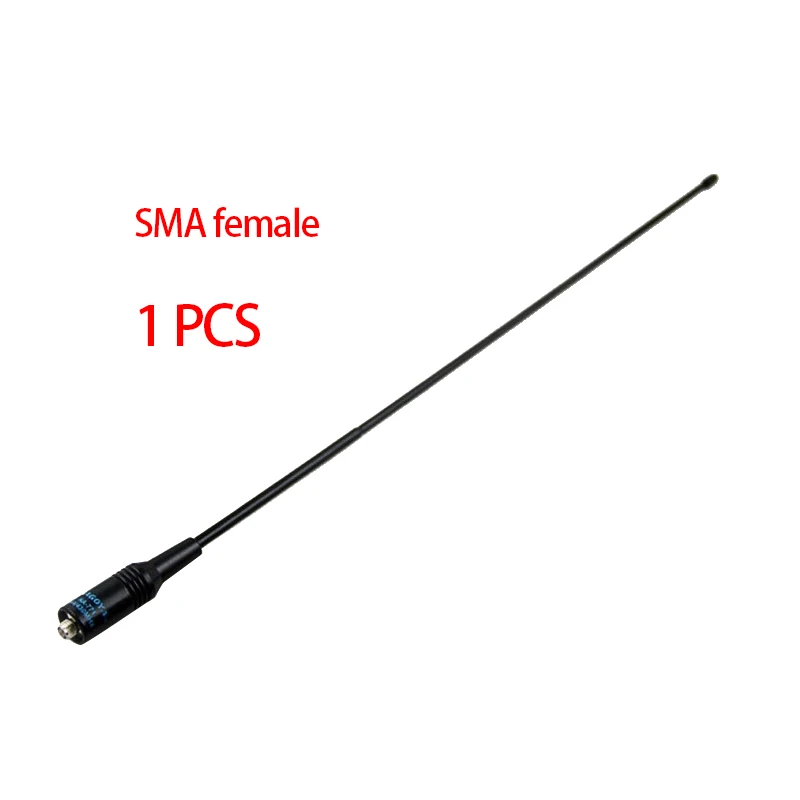 NA-771 SMA Nữ SMA-F Kép Rộng Ban Nhạc Ăng Ten Linh Hoạt VHF/UHF 144/430MHz Hai Cách Phát Thanh BAOFENG UV-5R BF-888S UV-82 Vv