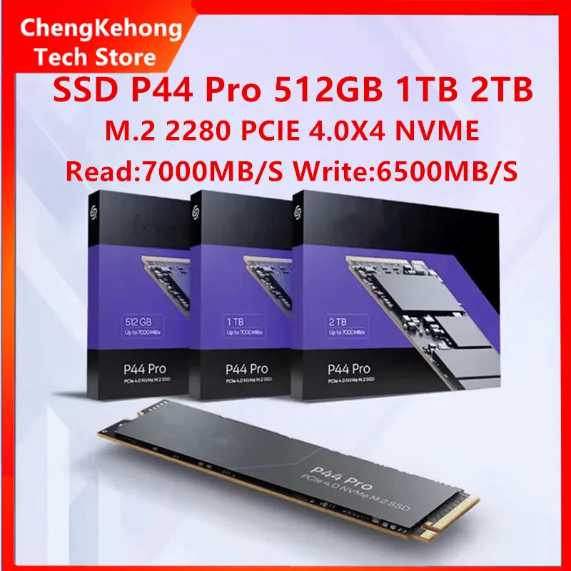New original For SOLIDIGM&Hynix Intel SSD P44 Pro 2T 1T 512G M.2 2280 NVMe PCIe 4.0X4 DRAM Cache Solid State Drive