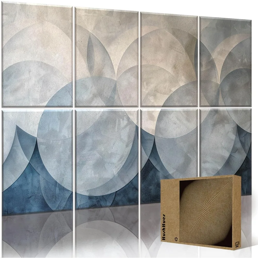 Art Acoustic Panels 48x32 Inches Soundproof Wall Panels- Sound Absorbing Decorative Panels for Studios, Offices, Theaters