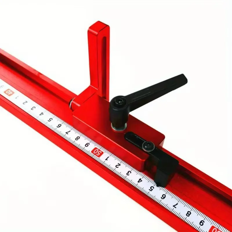 40/50CM T Track Aluminium Alloy Miter Track Slot - 45 Type Woodworking Miter Track for Drill Press Router Table Band Saw Table