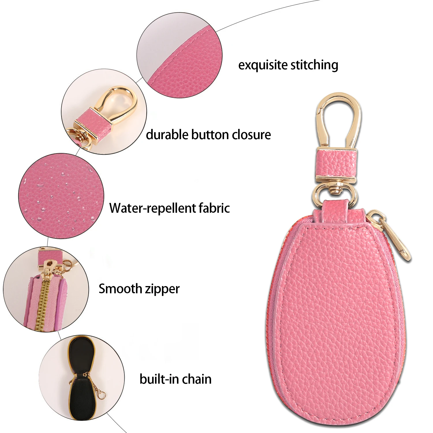 Mini portachiavi per auto, universale per uomini e donne, custodia portachiavi creativa e alla moda, ornamento da appendere semplice ed elegante