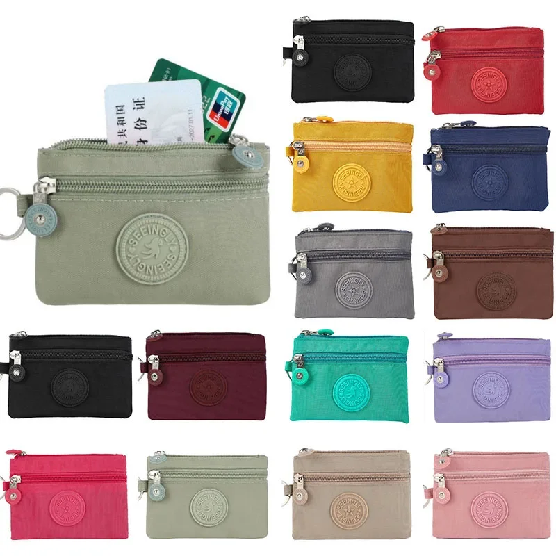 2025 New Coin Purse for Canvas Coin Bag Small Women Men Coin Change Wallet Waterproof Mini Card Key Money Pouch Zipper Handbag