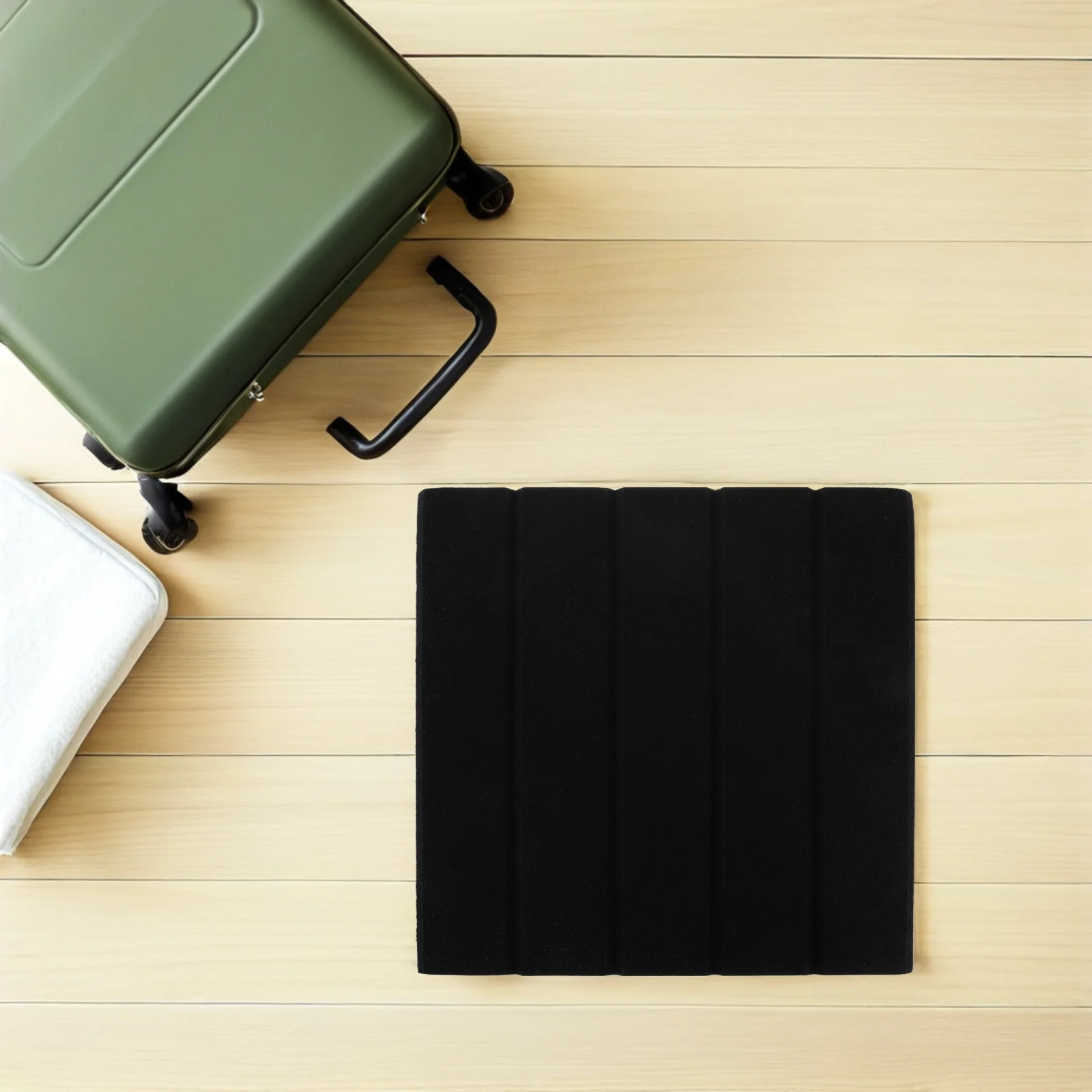 12Pcs Vertical Stripe Acoustic Sound Panels Polyester Wall Noise Cancelling Panels for Recording Studios Home Theaters