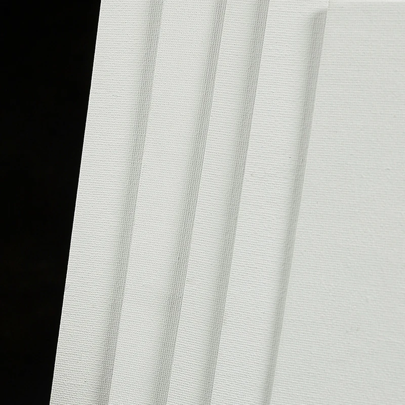 5pcs ผ้าใบสําหรับภาพวาดผ้าฝ้ายเปล่า,Primed สีขาว,เหมาะสําหรับ Gouache,สีน้ํา,อะคริลิค, ภาพวาดสีน้ํามัน,อุปกรณ์ศิลปะ,HB-03