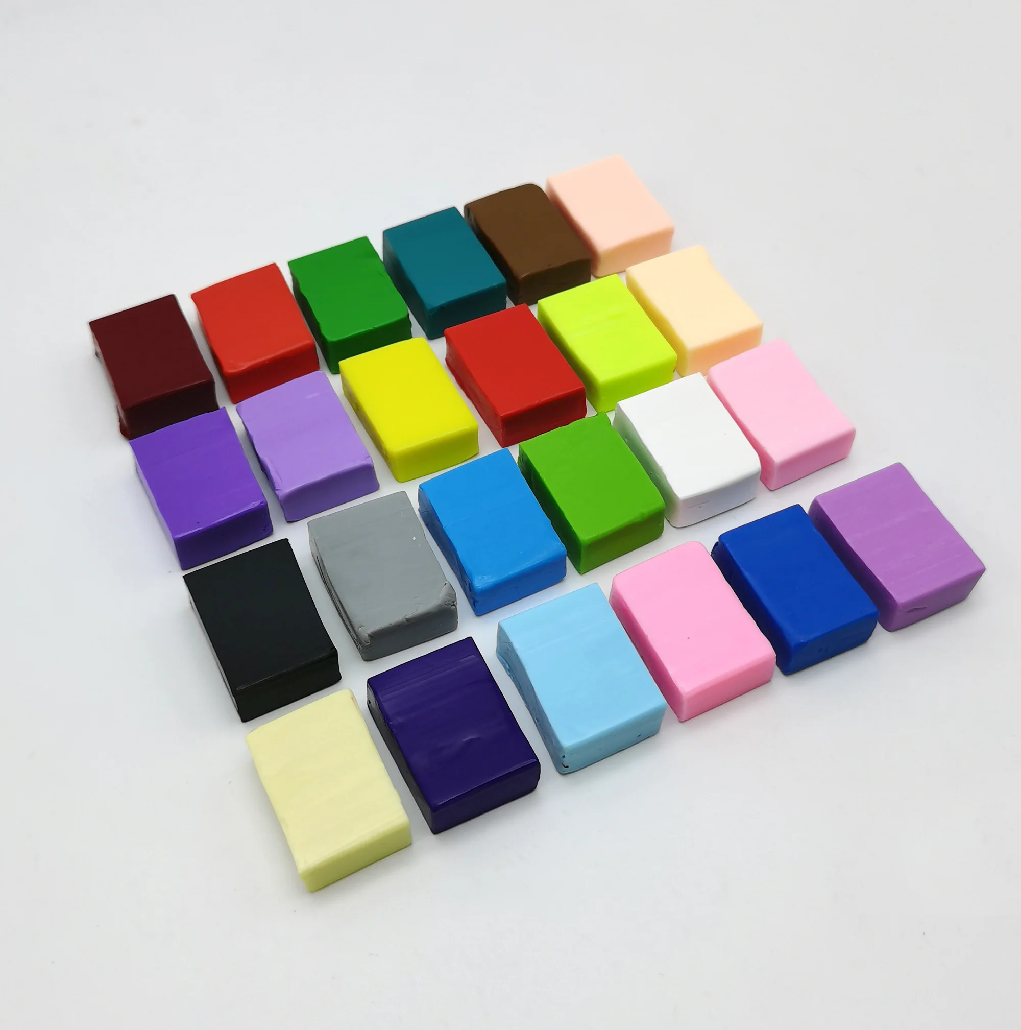 24 Colors 10g Tiny Small Block Art Craft Fimo Polymer Clay Children Toys Modeling Clay For Kids Sculptural Oven Bake Clay
