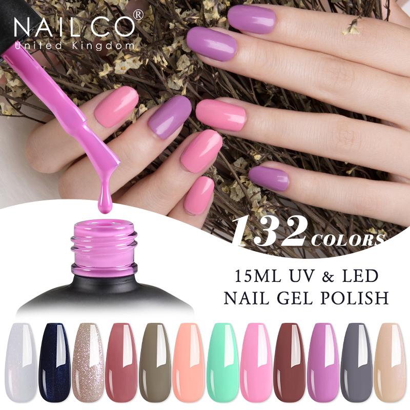 Nailco 15ml hema/tpo livre uv gel unha polonês arte manicure profissionais base superior verniz semi permanente vernis prego