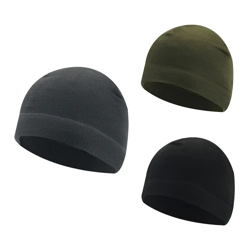 1PC Warme Winter Schädel Kappe Weiche Polar Fleece Hut Dicke Winddichte Kappe Outdoor Beanie Cap Ski Cap Unisex Geeignet für Unisex