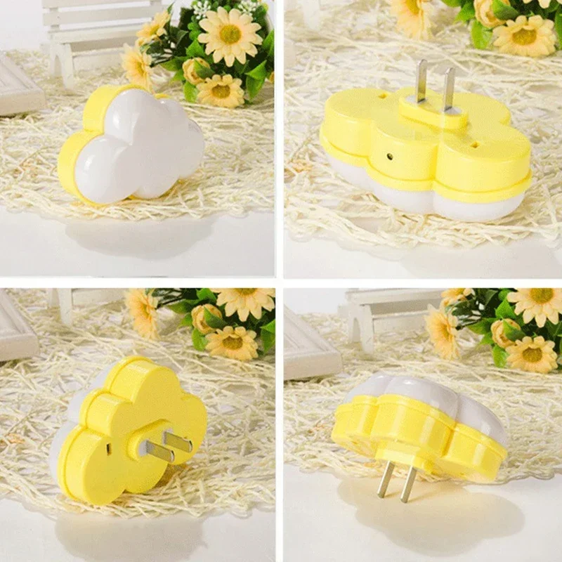 Sensor LED Night Light EU/US Plug-in Cute Cloud Night Lights For Kids Adults Bedroom Bedhead Hallway Dream Lighting Night Lamp