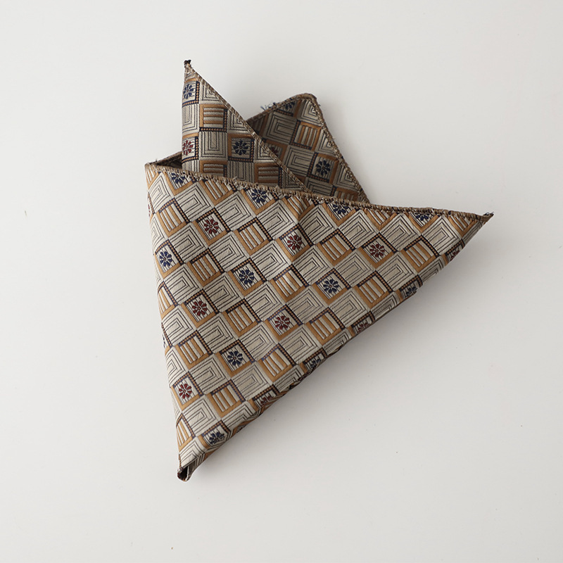 メンズスクエアブラウンポケットスーツ,フォーマルシルクハンカチ,ペイズリーフローラル,チェストスカーフ,タオル,結婚披露宴,2025