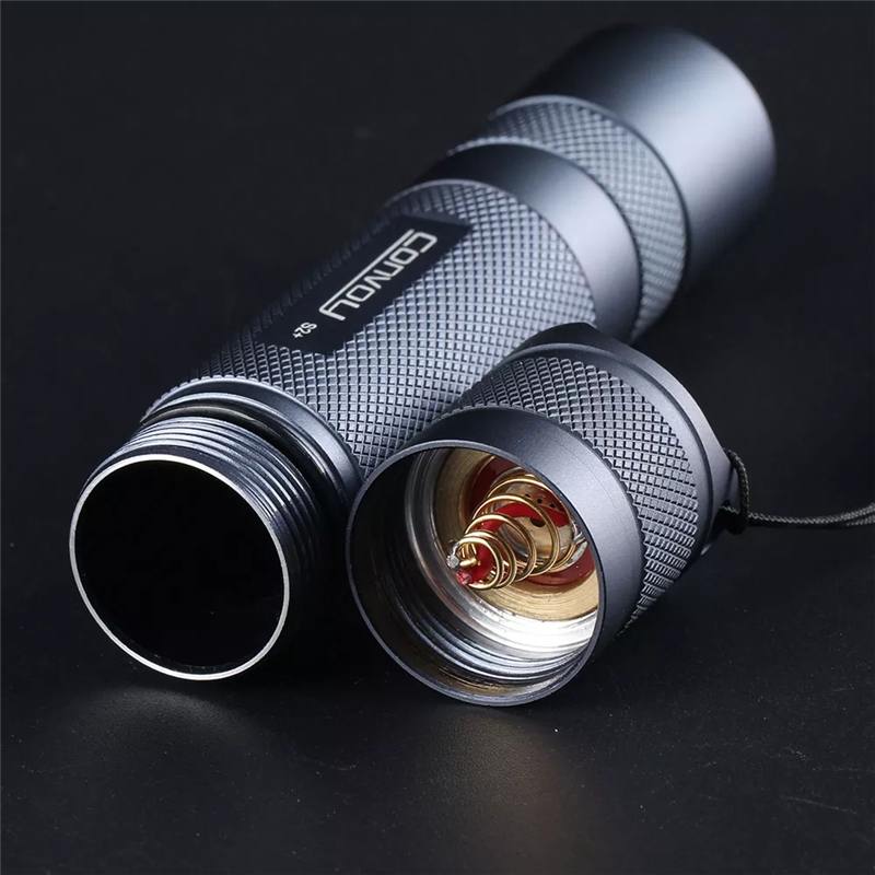 Convoy s2 plus sst40 lanterna linterna led de alta potência 18650 flash luz 1800 lúmen acampamento pesca luz trabalho mini lanterna