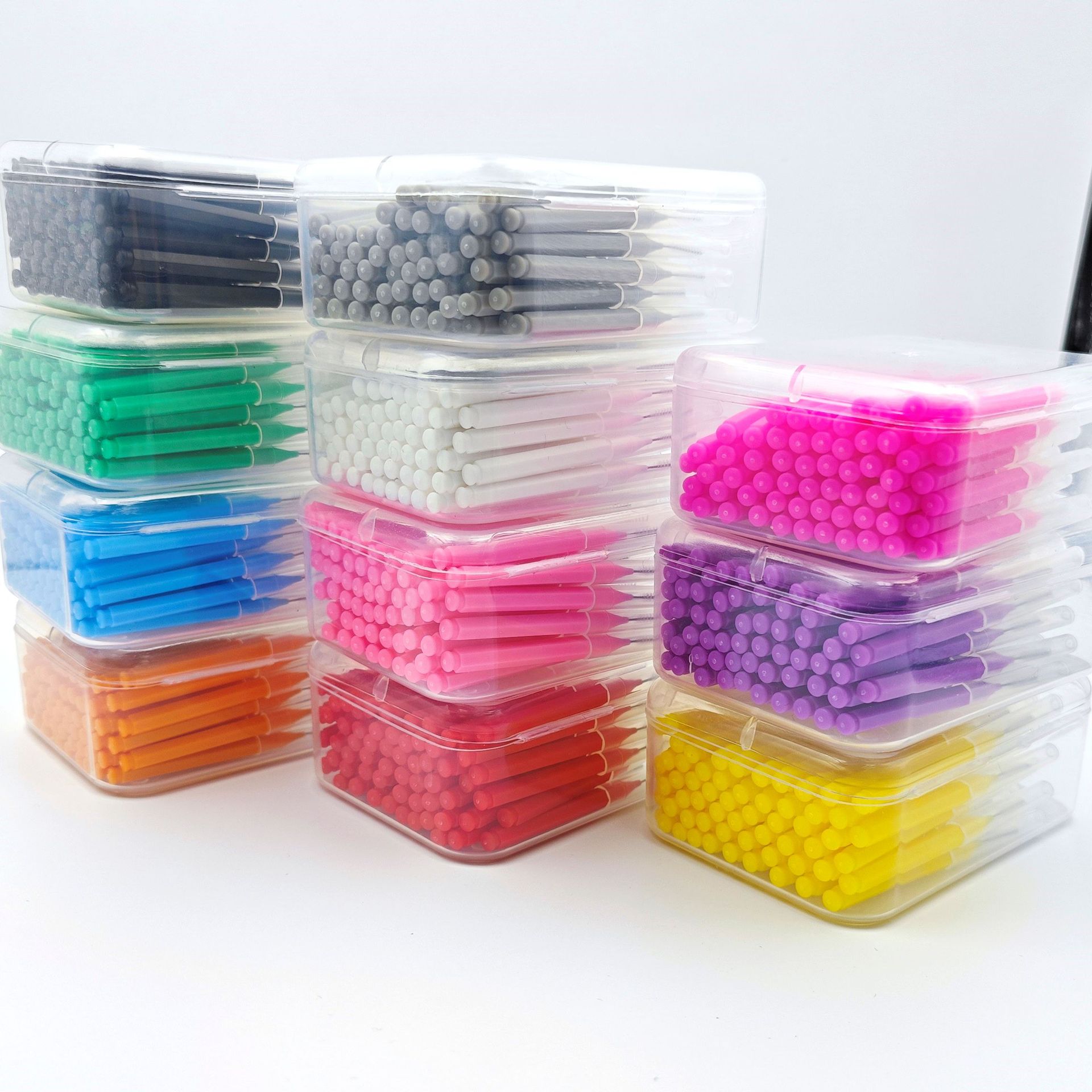 60 ชิ้น 0.6-1.5 มิลลิเมตรแปรงซอกฟัน Health Care ฟัน Push - Pull Escova ลบอาหารและแผ่นดีกว่าฟัน Oral สุขอนามัยเครื่องมือ