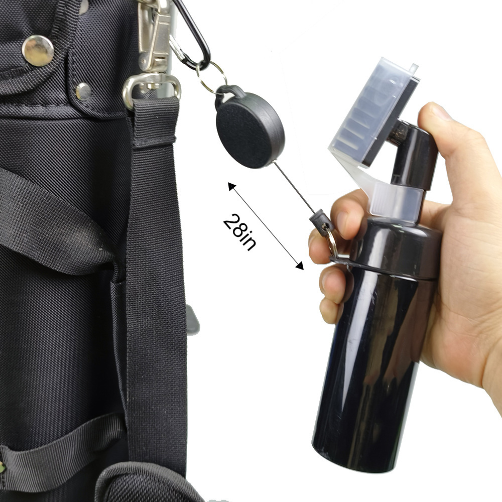 Escova de limpeza de cabeça de taco de golfe com fivela retrátil para fácil transporte escova de taco de golfe limpa com líquido à prova de vazamento