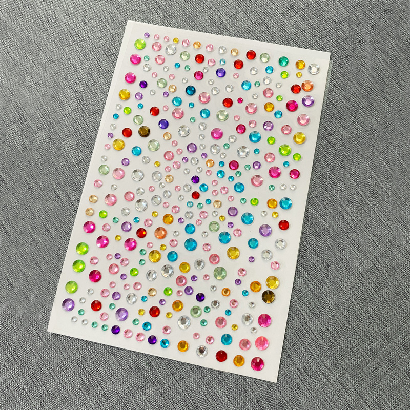 Face Jewels Tattoo สติกเกอร์ Rhinestones ปลอม Tattoo สําหรับผู้หญิง Masquerade Party เทศกาลดนตรี Stage Performance แต่งหน้าเครื่องมือ