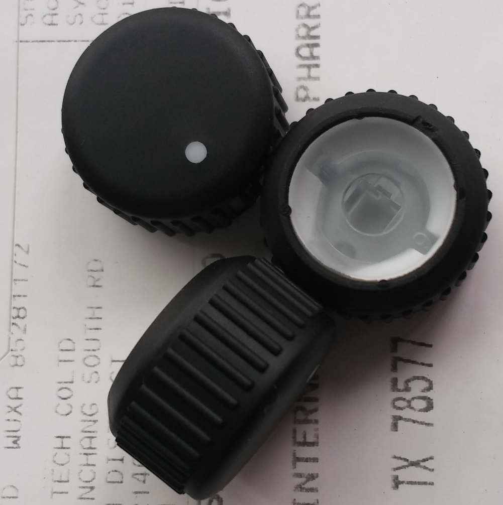 5 Stück selbstsichernde Knopfkappen für Multi-Ring-Potentiometer und Encoder – Sonderpreisdifferenzbestellung, geben Sie die Bestellung nicht auf