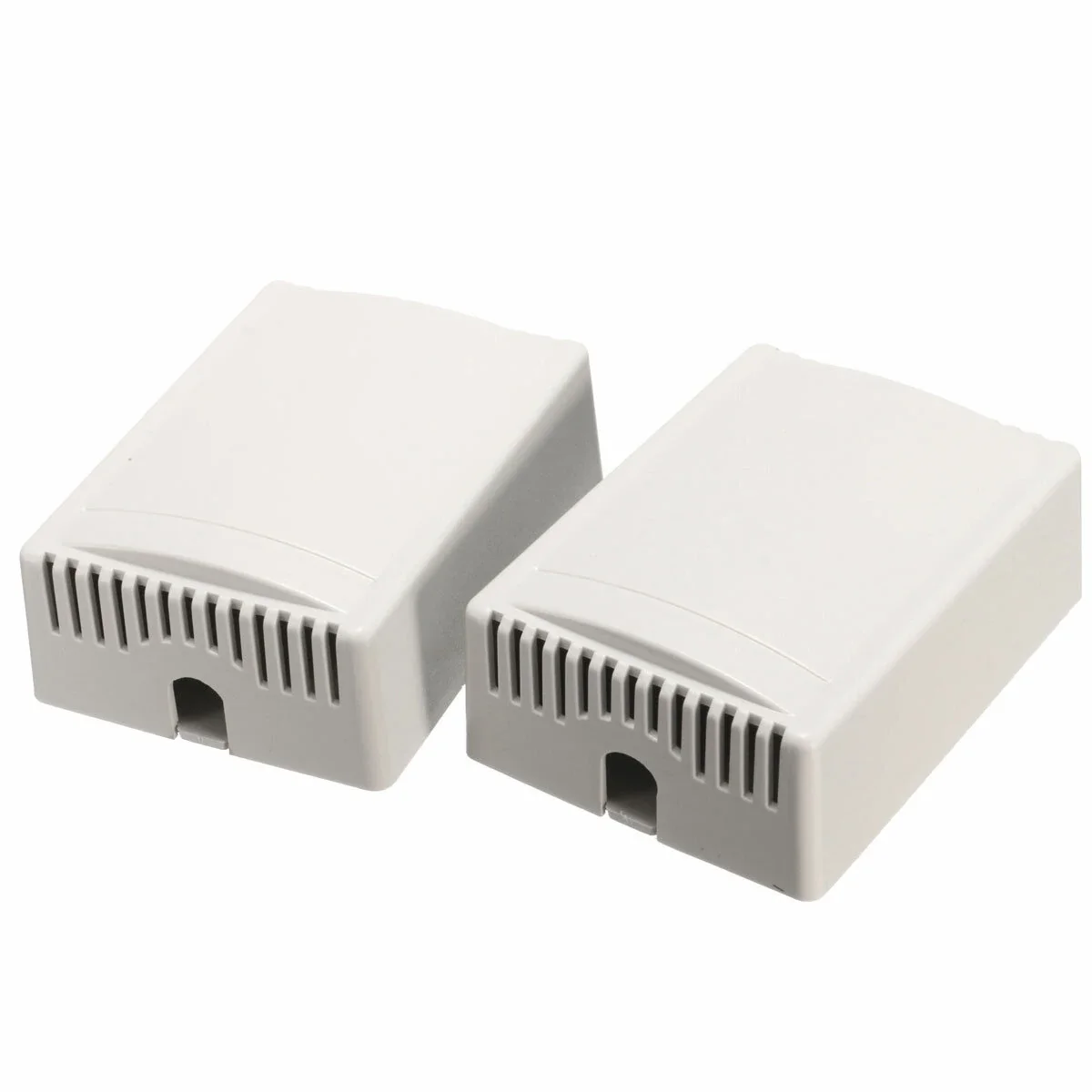2PCS DIY Plastic Project Housing Electronic Junction Case Power Supply Box