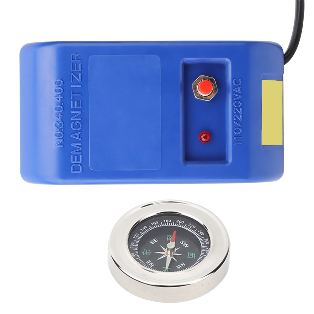 Entmagnetisierer + Entmagnetisierer, elektrisches Entmagnetisierungswerkzeug-Set für die Uhrenreparatur, Entmagnetisierer, Uhrenreparatur, Entmagnetisierer