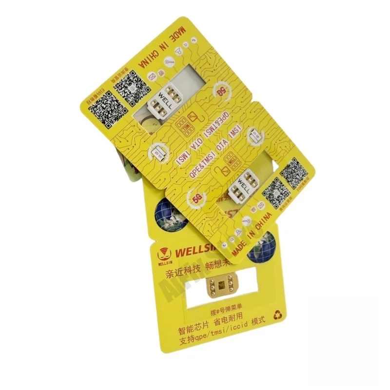 2 Pçs/lote Wellsim Pro V4.1 2025 Versão Mais Recente com Modo QPE MEP Way para iPhone 16 15 14 13 12 11X8 7