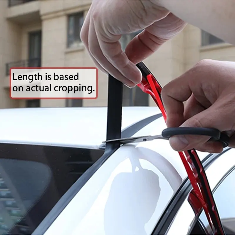 2 M รถซีลยาง Weatherstrip กันน้ําอัตโนมัติซันรูฟ Window Gap FILLER Soundproof Universal Car WEATHER Strip ซีล