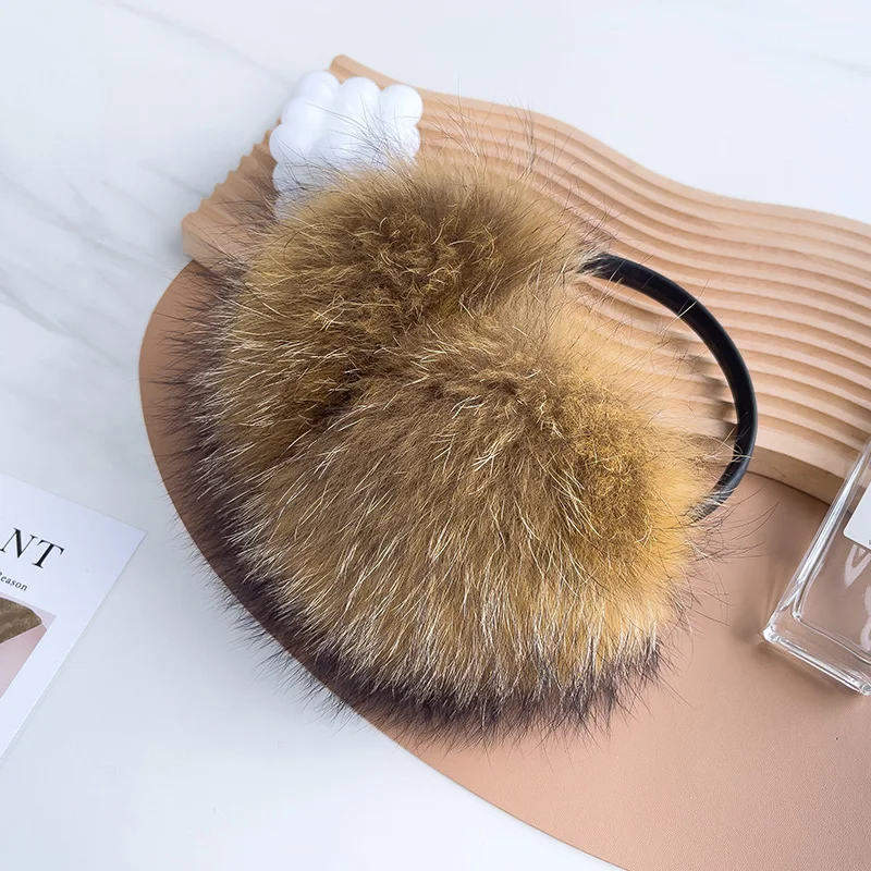 2022ใหม่จริง Fox Fur Earmuffs Aarrival Unisex ผู้หญิงฤดูหนาวผู้หญิงหู Muffle Earflap ที่อุดหูคู่