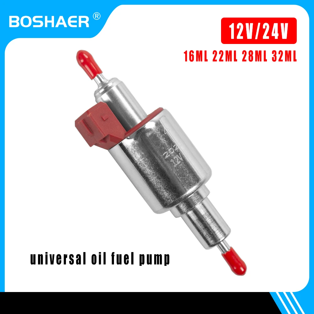 Universal 12V/24V 16ML 22ML 28ML 32ML para 2 ~ 8KW calentador de estacionamiento diésel bomba de combustible de aceite calentadores de aire de coche bomba dosificadora de pulso