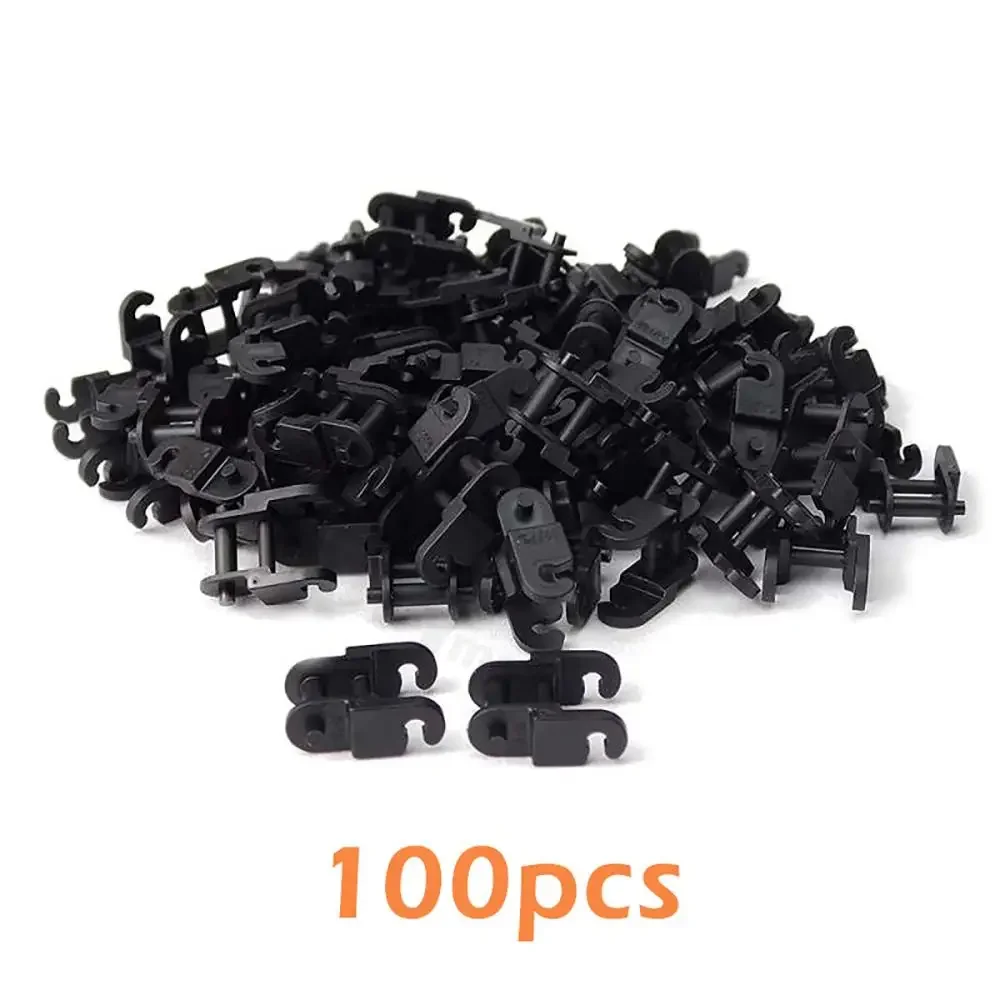 100 pçs conjunto de engrenagens técnicas link corrente tijolos engrenagens conjunto peças 3711 14696 10928 94925 3648 3649 para moc blocos de construção trem brinquedos