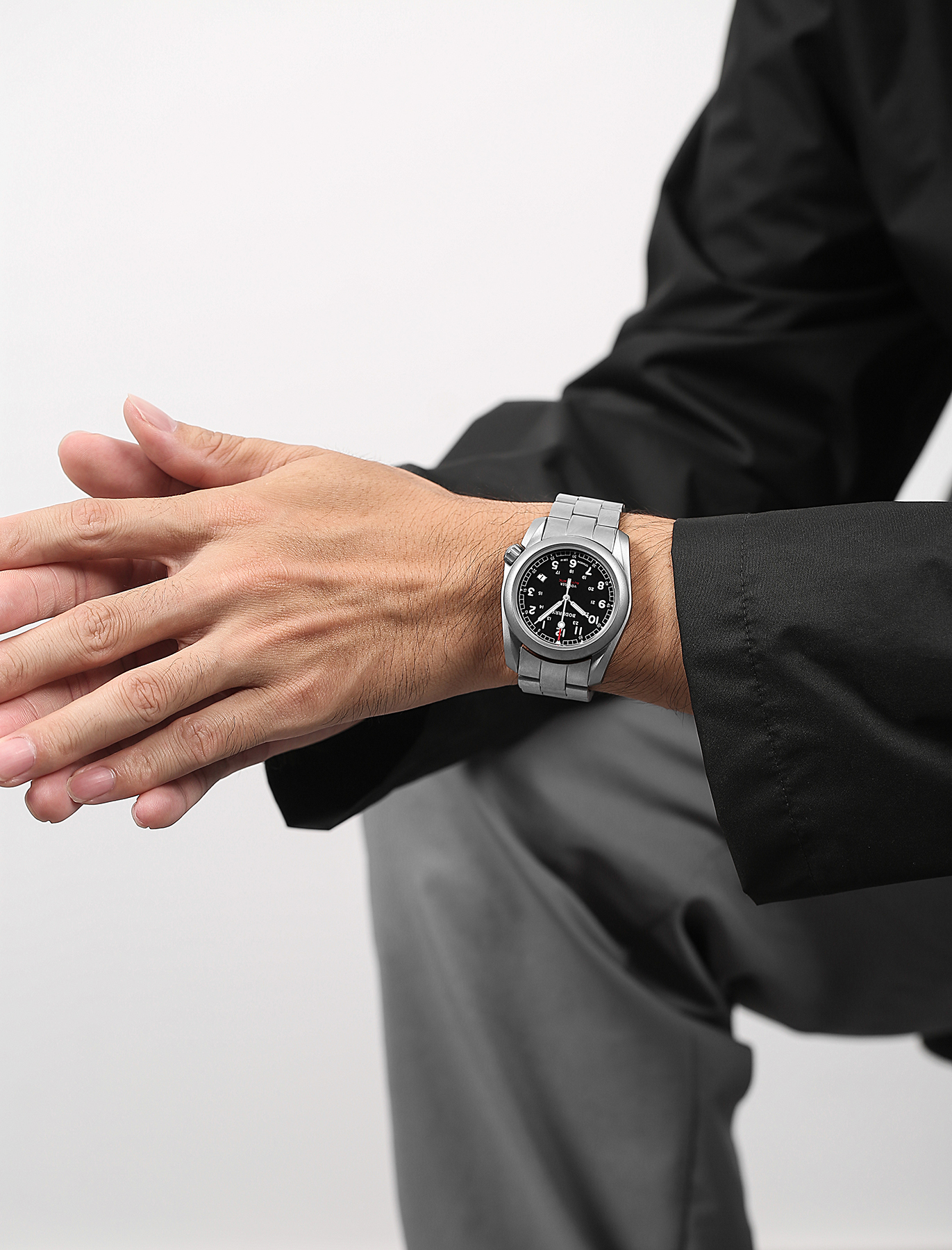 Reloj Boderry Voyager Field, reloj de pulsera de buceo automático de titanio, pulsera de titanio resistente al agua 100M, reloj con movimiento Seiko NH35 para hombres