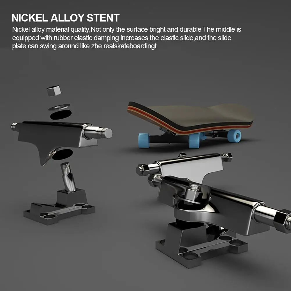 Dedo skate de madeira brinquedo profissional stents dedos skate conjunto novidade crianças presente natal