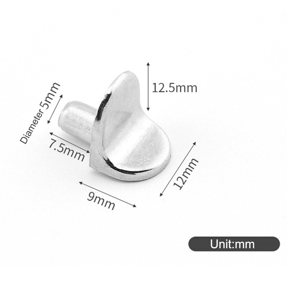 20 stücke Regal Stütz bolzen Stifte Stifte Stecker 5mm l-förmigen Schrank Separator fest Holz Glas Schicht Board Möbel Halterung Halter