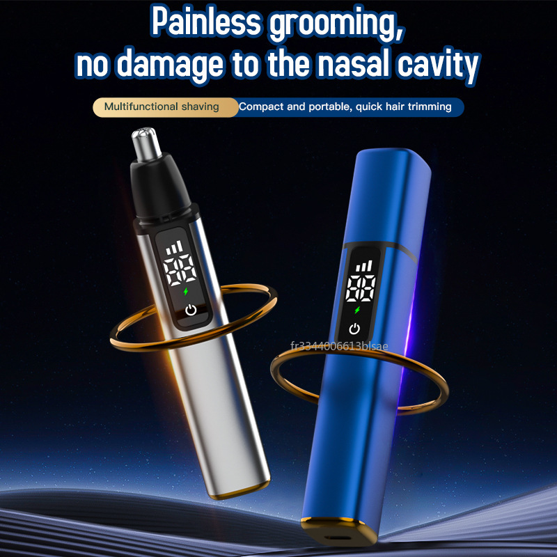 Elektrische Neushaar Trimmer Heren Trimmer Gewassen En Geschoren Neus Haar Schaar Vrouwen Neus Haar Machine Digitaal Display