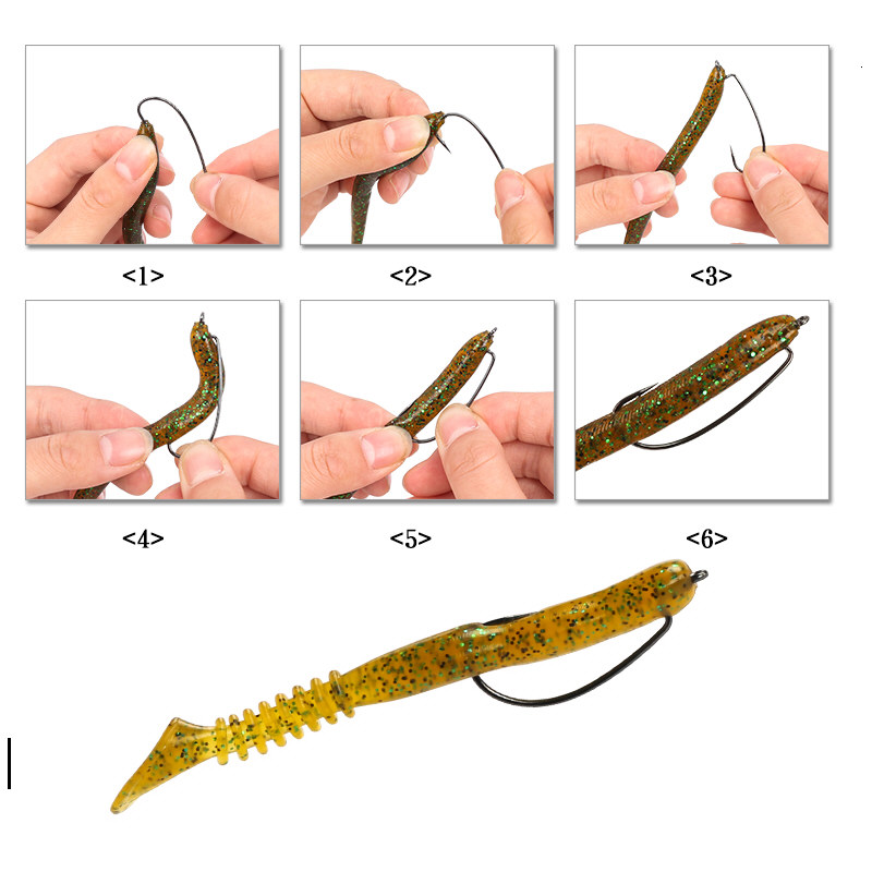 50Pcs Zestaw haczyków wędkarskich Jig Crank Barbed Hook High Carbon Stainless Steel Wide Gap Offset Fishhook Soft Worm Sea Hook Tackle
