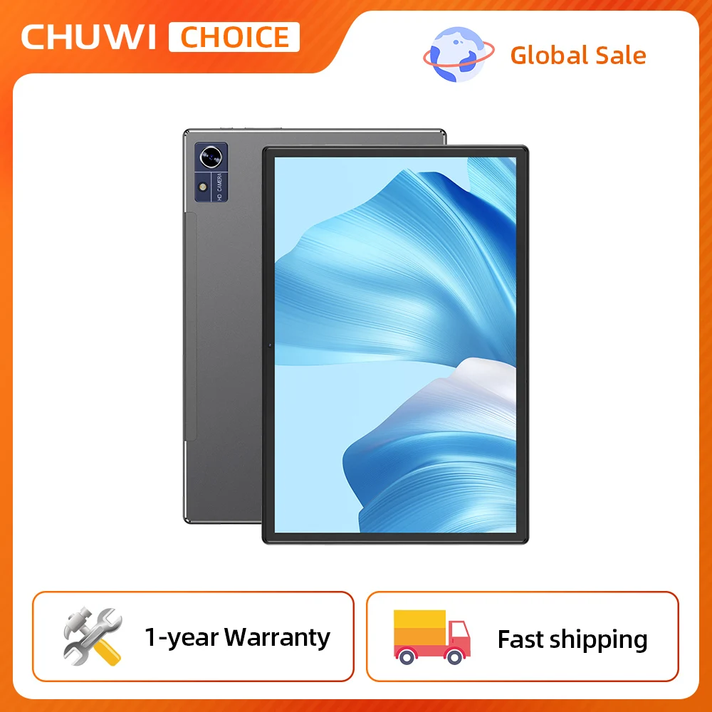 Chuwi hi10 x pro 10.1 Polegada 800*1280 tela ips unisoc t606 4gb ram 128gb rom tablets 2.4g/5g wifi android 14 tablet pc 7000mah