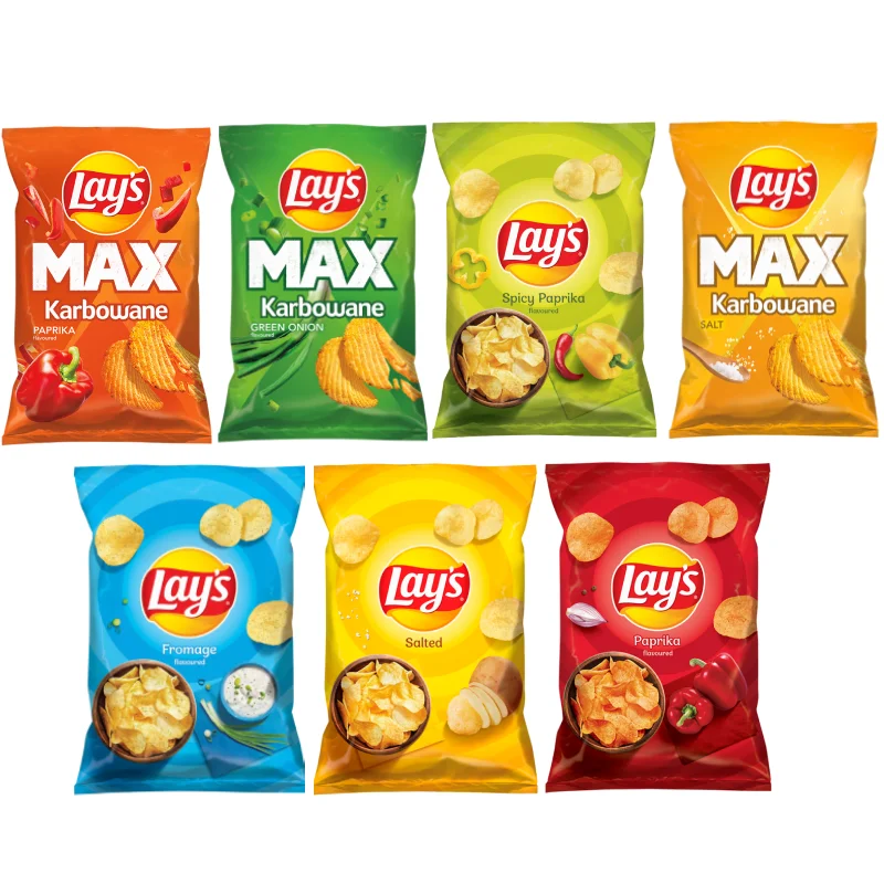 Lay's Chipsy ziemniaczane Mix smaków 120 g x 7 sztuk