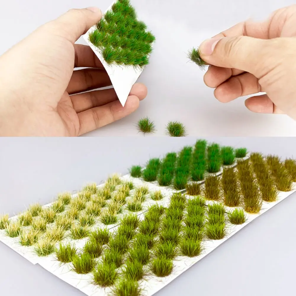 Mutlicolor Mô Phỏng Cỏ Tổ Mẫu Cát Cảnh Tự Làm Chất Liệu Thực Tế Cỏ Túm Lông Thu Nhỏ Cỏ Bụi Cây Vật Có Cụm Phong Cảnh