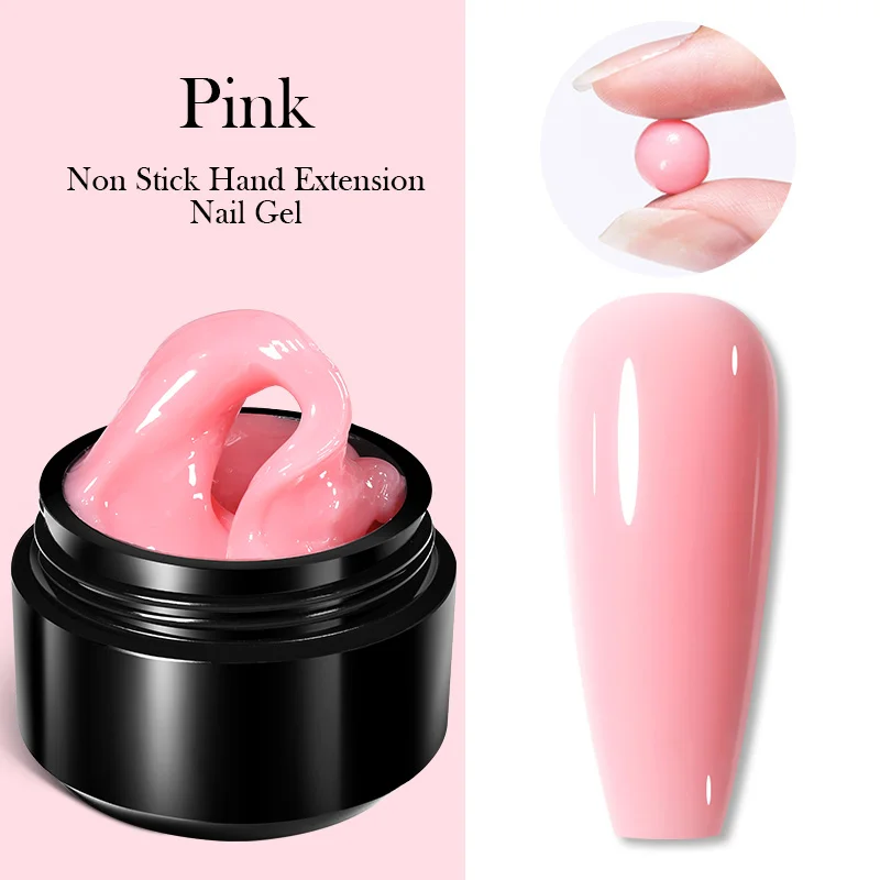 BORN PRETTY 15ml Non Stick Hand EXTENSION เจลเล็บแกะสลักดอกไม้เล็บ Shaping Solid เล็บอะคริลิคเจลเคลือบเงา
