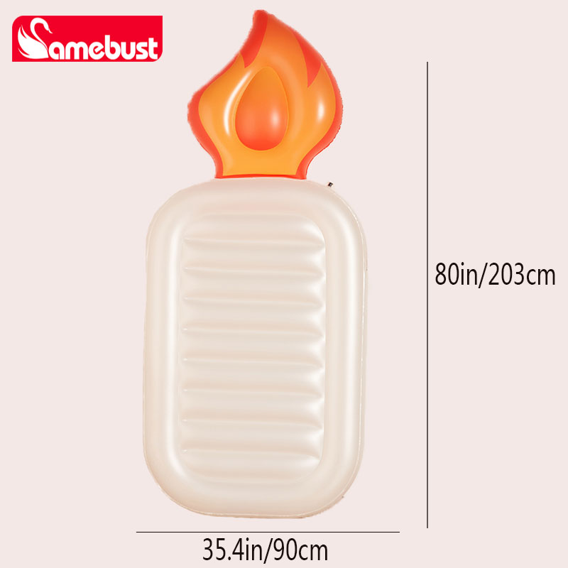 Camebust aufblasbare PVC-Schwimm matte Schwimmbad matratze Pool matte schwimmt Floß Lounge 80in