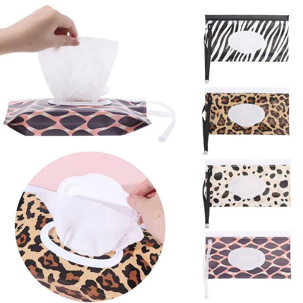 Mode EVA Natte Doekjes Tas Flip Cover Snap-Strap Cosmetische Etui Draagbare Hervulbare Draagtas Babyproduct