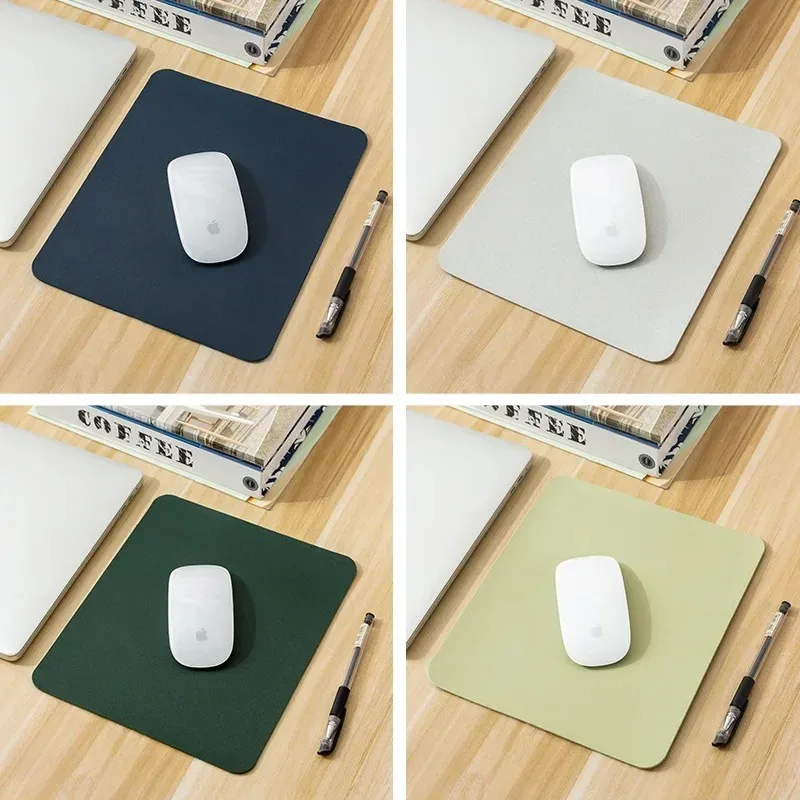 Mała podkładka pod mysz PU Antypoślizgowa podkładka pod mysz do gier Wodoodporna, odporna na zarysowania, łatwa do czyszczenia podkładka pod mysz do komputera PC Laptop Desktop