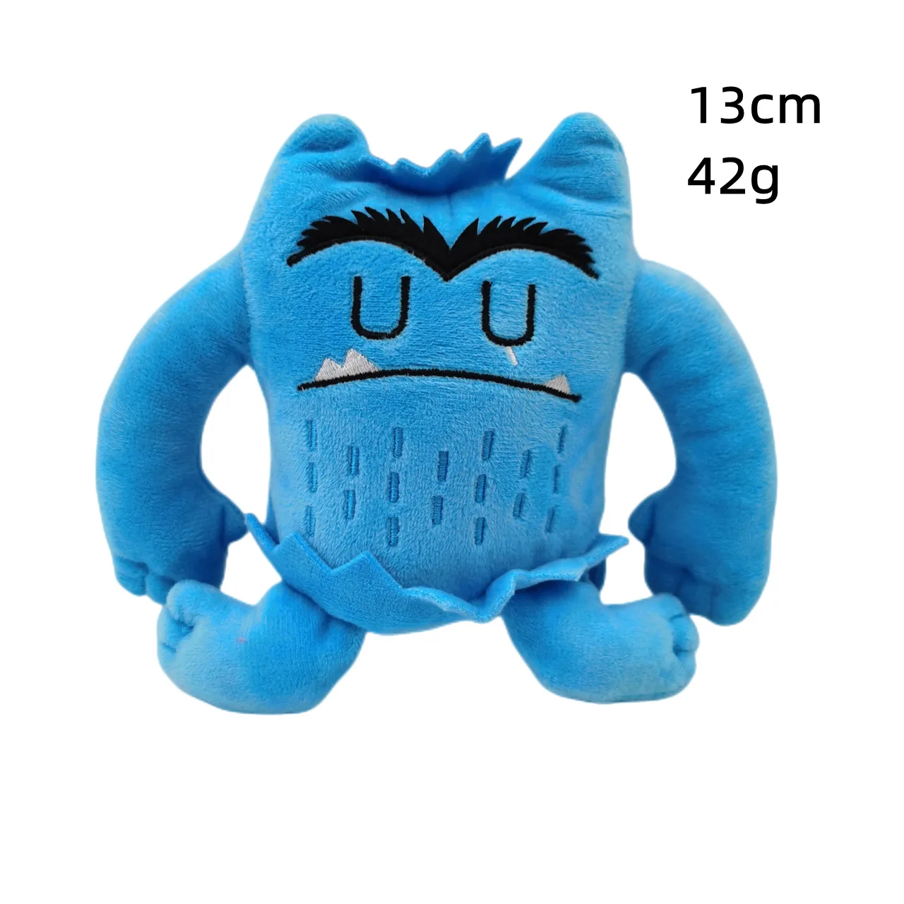 6 sztuk/zestaw Kawaii kolorowy potwór pluszowa lalka dzieci potwór kolor emocja pluszowe wypełnione zabawki dla dzieci prezenty urodzinowe