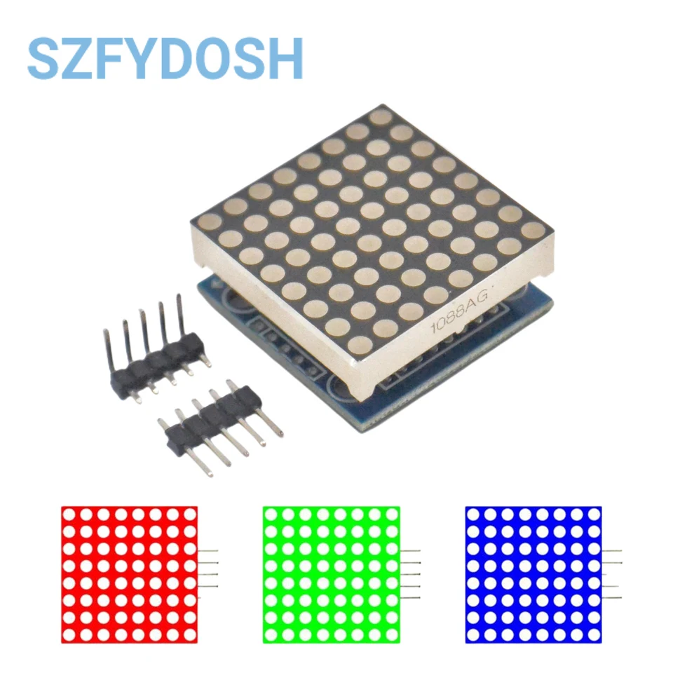 MAX7219 Dot Matrix Module Microcontroller Module Display Module Finished For Arduino