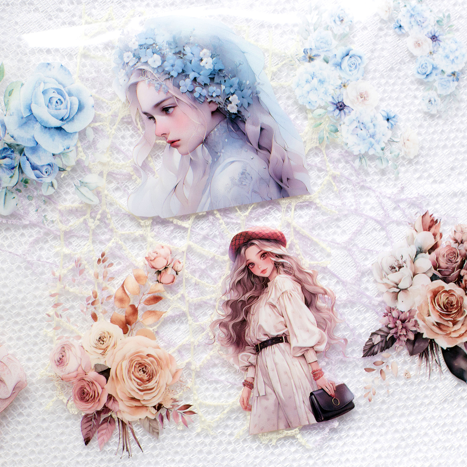 Journamm 70 ミリメートル * 2 メートルペットフラワーガールテープ DIY スクラップブッキング装飾フォトアルバムコラージュジャンクジャーナル材料プランナー美的テープ