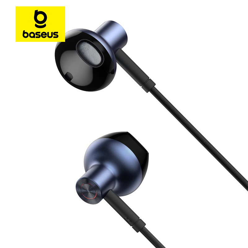 Baseus Bass Sound Kopfhörer In-Ear Sport Kopfhörer mit Mikrofon für Xiaomi iPhone 6, Samsung Headset fone de ouvido auriculares MP3