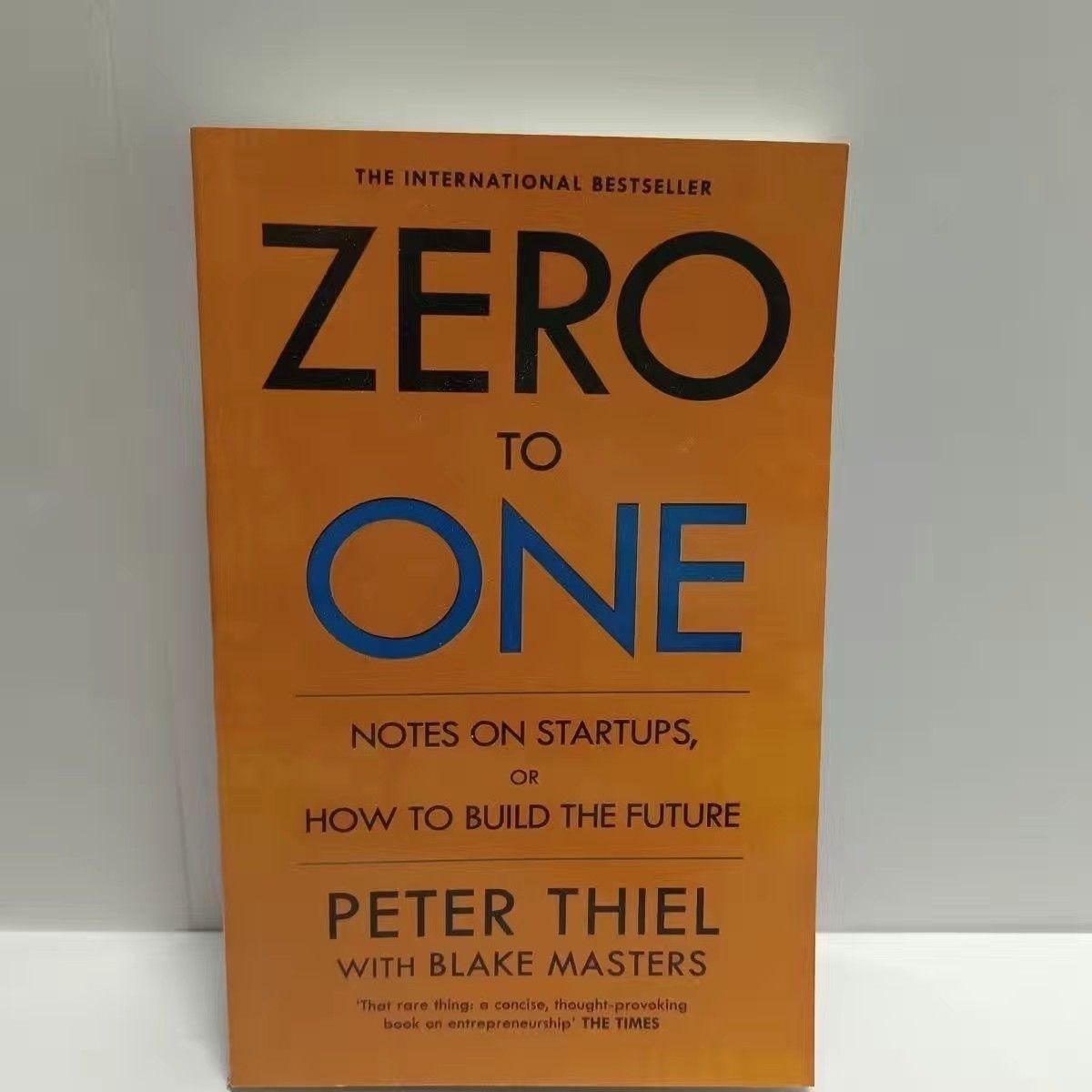 Zero para um: notas sobre inicializações ou como construir o futuro de Peter Thiel Entrepreneurship Livro em inglês Brochura