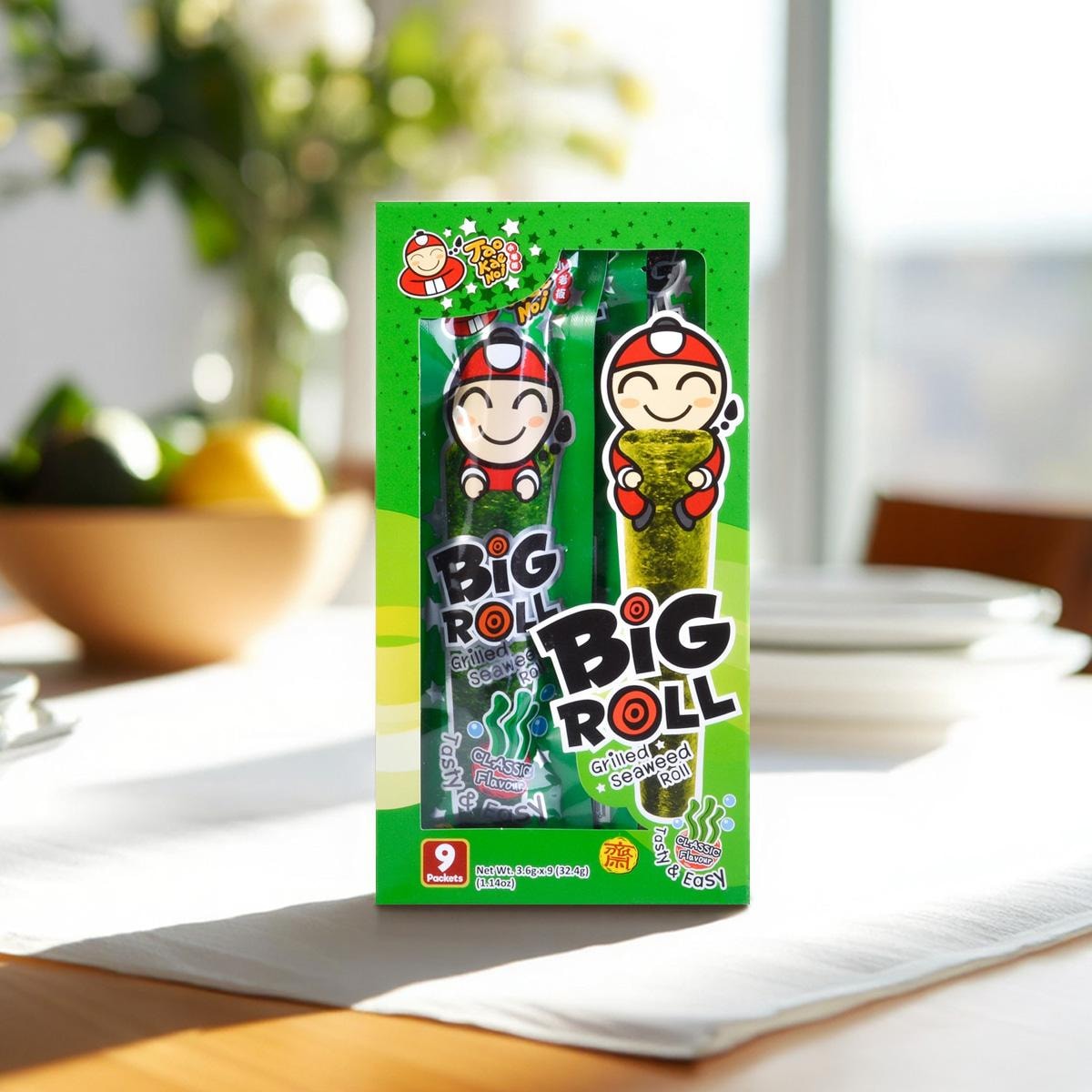 [6 Packs] TAO KAE NOI Seaweed Snacks - Crispy & Flavorful Asian Snack - Healthy Snack Option