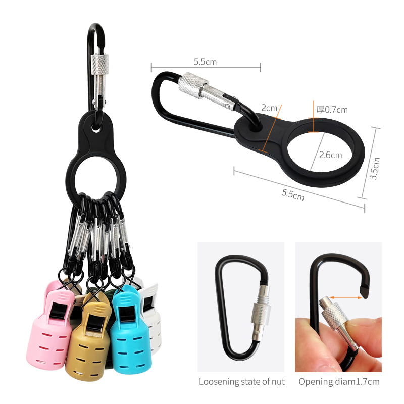 New M# Squid Jig Bait Protector 6pcs Webfoot Octopus Egi Hooks Cover Cuttlefish Umbrella Lure Cap with Carabiner Sea Tackle