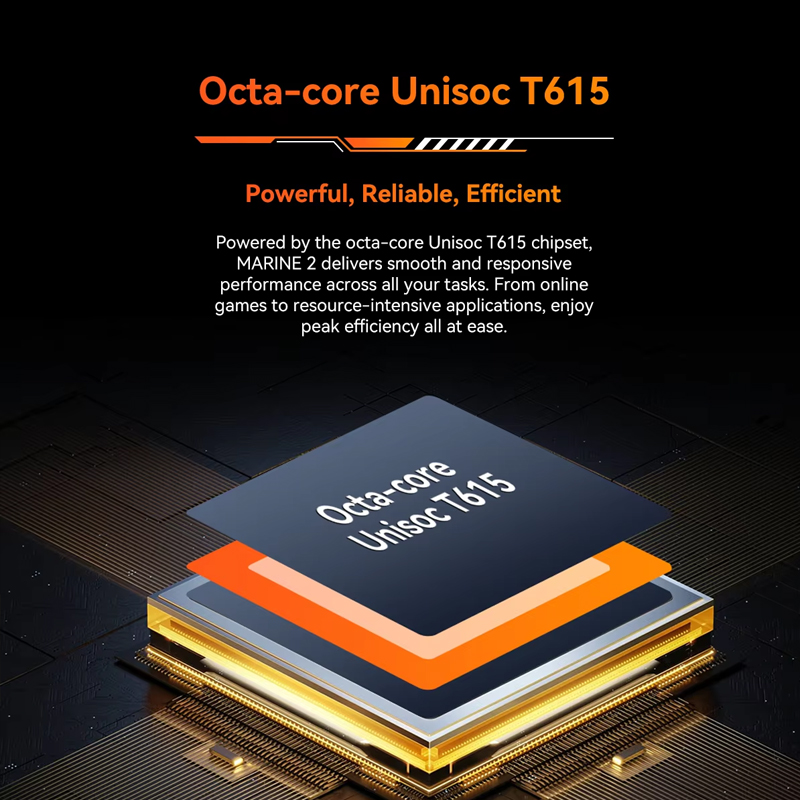 Blackview OSCAL Marine 2 Rugged Phone AI 11000mAh Battery 6.56 " HD+ Display Unisoc T6158GB RAM 256GB Smartphone Android 15 NFC