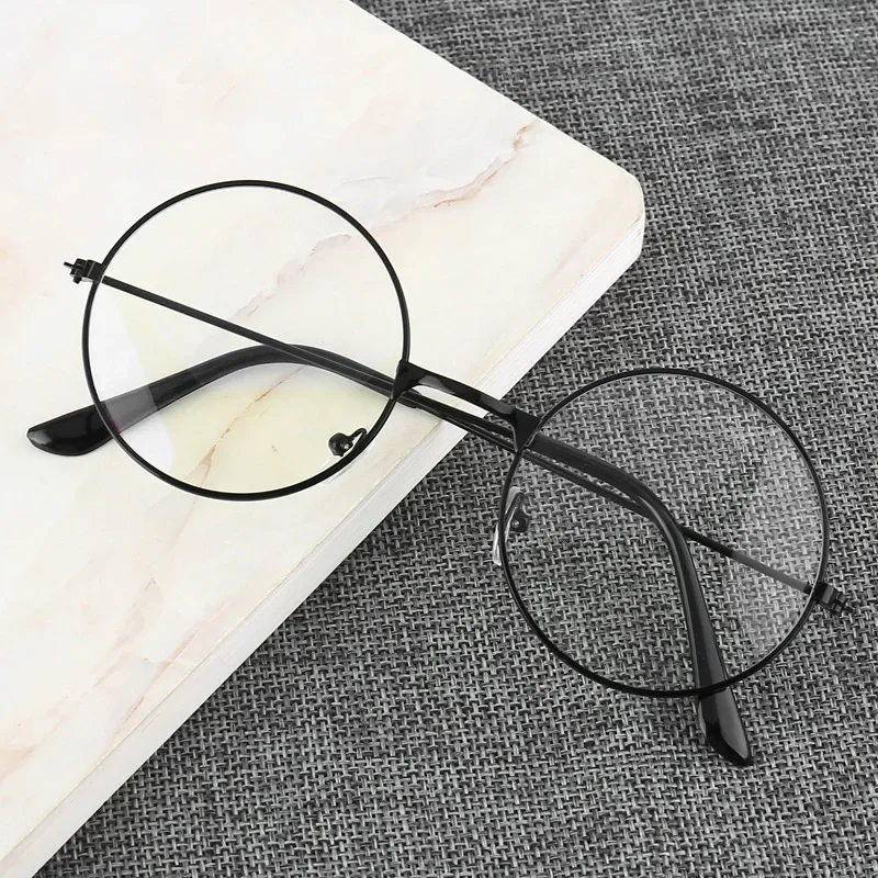 Runde Computer-Anti-Blaulicht-Brille, die Spiele spielen, Augenschutz, dekorative Brille